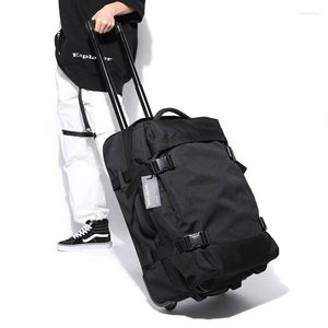 Sacs polochons à la mode mode Trolley hommes grande capacité femmes Portable courte Distance étui bagages vérifié sac de voyage