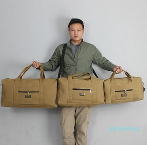 DUFFEL BAGS UNISEX Zachte canvas Handtas Reis groot capaciteit Duffer pak voor trolley case opslag doek gereedschap bagage bagage xa583F 2302037