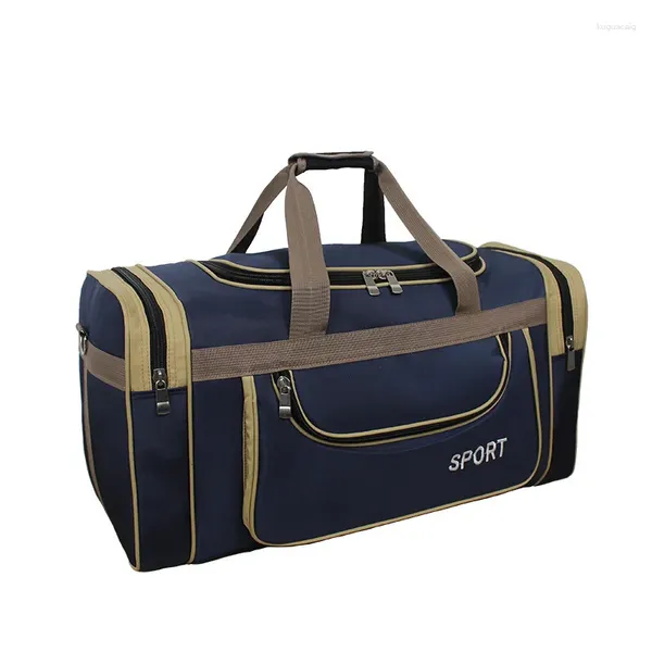 Sacs Duffel Sacs de sport en nylon imperméables Sac de sport en plein air Grand voyage Tas pour femmes Hommes Sac de voyage Sac à main Sport Maletas De Viaje