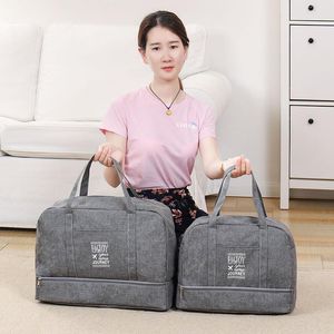 Duffel Tassen Waterdichte Reizen Duffle Heren Weekend Handtas Grote Capaciteit Kleding Sokken Shorts Tote Organizer Koffer Bagage AccessoRie