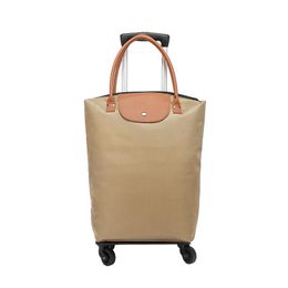 Duffel Bags Weishengda Rolling Bagage voor Vrouwen Wired Bag Travel Trolley op Wheels Koffer