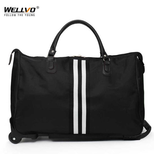 Bolsas de lona Bolsa con ruedas para mujer Bolsa de viaje con 2 ruedas Bolsa con ruedas para viajar Gran equipaje de mano con ruedas Maleta Bolsas XA225ZC J230327