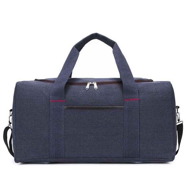 Sacs Duffel Wobag Toile Duffle Sac Grande Capacité Voyage Bagage À Main Casual Hommes Sport Gym Femmes Organisateur B274