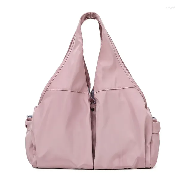 Bolsas de lona para mujer, bolsa de gimnasio, impermeable, entrenamiento físico, viaje al aire libre, deportes, natación, bolso de mano ultraligero para Yoga