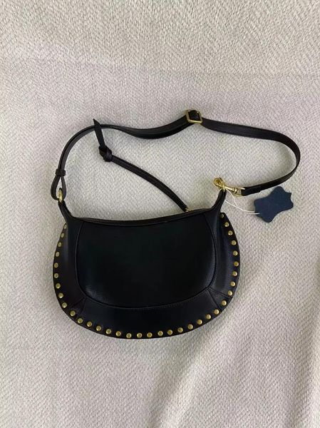 Bolsos de lona Bolso bandolera de cuero de vaca estilo mujer Bolso bandolera