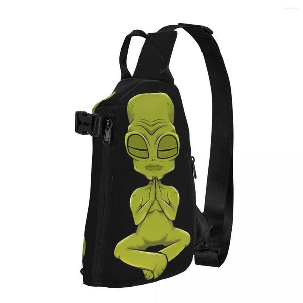 Sacs polochons Yoga Alien épaule poitrine sac à bandoulière en diagonale décontracté Messenger voyage sac à main