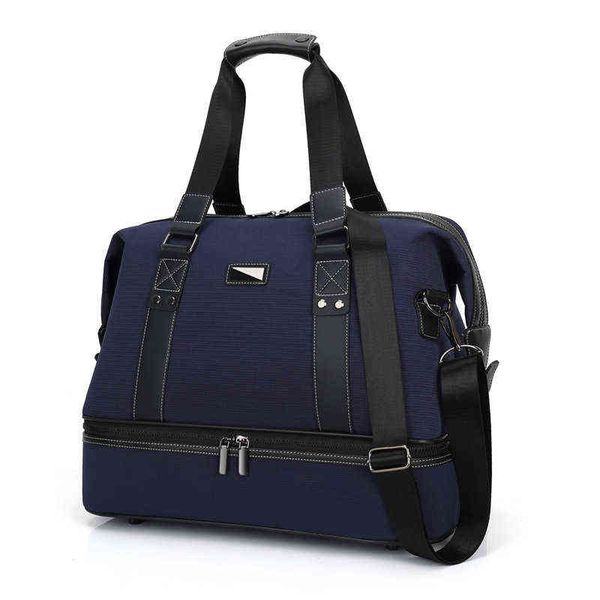 Sacs de sport Sac fourre-tout grande capacité Fournitures de plein air pour hommes Bagages Voyage Fitness Photographie Grande capacité Sac à main Voyage d'affaires 220707