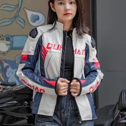 Duhan Summer Spreing Motorcycle Veste Men Femmes Ventes à vent Motocross Cycling Protection Vêtements Réflexion 240402