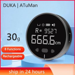DUKA ATuMan Little Q Regla eléctrica Medidor de distancia Pantalla LCD HD Herramientas de medida Telémetro recargable 240109