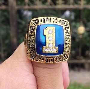 DUKE BLUE 1992 DEVILS NATIONAL Championship Ring Mannen Fan Souvenir Groothandel 2019 Drop Shipping