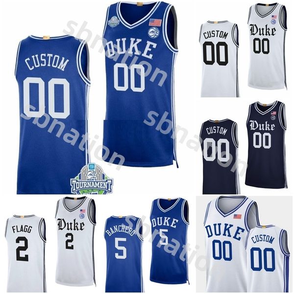 Duke Blue Devils College Jersey 4 maillots JJ Redick 32 Christian Laettner 33 Grant Hill blanc Tous cousus NCAA Basketball Wear enfants hommes