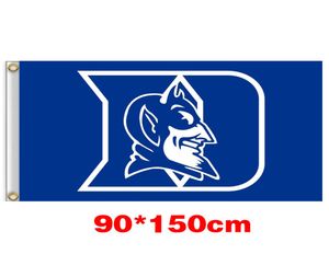 Duke Blue Devils University Grand drapeau universitaire 150CM90CM 3X5FT Polyester personnalisé n'importe quelle bannière drapeau de sport volant maison jardin outdo8785472