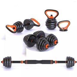 Mancuernas 20KG Fitness Mancuerna Barbell Set Placas de peso Gimnasio en casa Entrenamiento Cómodo Kettlebell