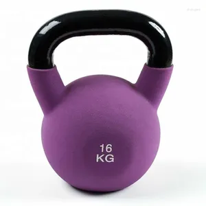 Halters Gewichtheffen Kettlebell Verstelbaar Gietijzer 12kg Vast Verstelbaar Kettlebells met E-coating