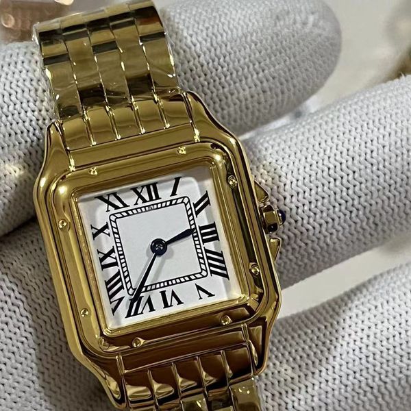Dumont dames quartz batterie montre bracelet en cuir hommes femmes montre suqar montre en acier inoxydable montre