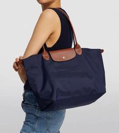 Sacs à raviolis en nylon, sac à bandoulière de grande capacité, fourre-tout pliable et étanche, sac de rangement Oxford pour femmes et filles, léger, voyage, shopping, sac à main bon marché, 2024