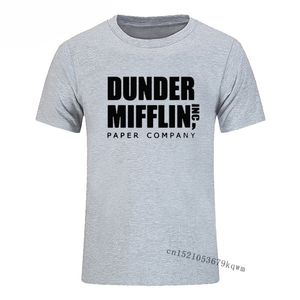 Dunder Mifflin T-Shirt homme The Office TV Show Costume Streetwear Harajuku haute qualité drôle t-shirts graphique 220509
