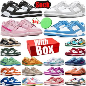 With Box Panda running shoes for mens womens Sanddrift GAI University Blue red Triple Pink Grey Fog men women trainers sneakers runners size 36-48