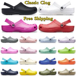 Croc Classic Clog Designer Sandalen Heren Sandaal Sandaal Sandaal Strand Slippers Waterdicht Glaasjes Zwart Wit Ziekenhuis Kinderen Slipper Outdoor schoenen