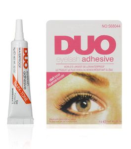 Duo Eye Lash Glue Black White Makeup Adhesivo impermeable a impermeabilizado Adhesivos Adhesivos Glue blanco y negro Disponible DHL7734998