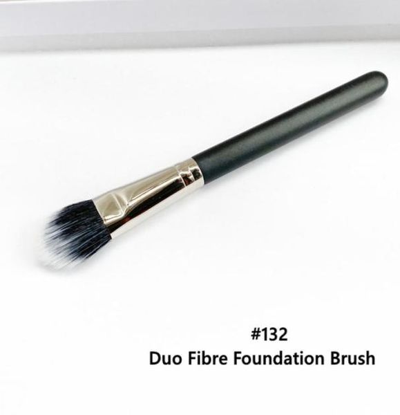 Duo Fiber Foundation-brocha de maquillaje mineralizada, corrector, 132, acabado impecable y uniforme, herramientas de brocha de maquillaje de belleza 1308923