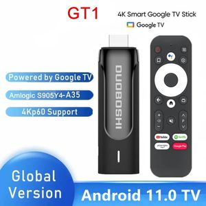 DUOBAOSHI GT1 4K HD Streaming Media Player TV Stick S905Y4 2G 8G WIFI Google Gecertificeerd BT Remote Smart Android TV Fire Stick