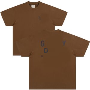 JL GC Camiseta con estampado de letras fluidas, todo fósforo, mujer, hombre, informal, algodón puro, manga corta, jogging, primavera, verano, calle, informal, ropa de calle, S-XXL