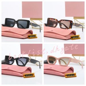 Lunettes de soleil de créateur de mode lettres M lunettes de soleil colorées plein cadre avec boîte-cadeau
