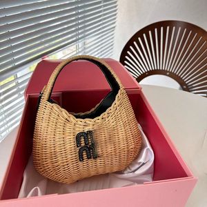 Dapu femmes sac de haute qualité sous les bras sac de créateur de mode sac à main sac de paille sac de vacances de plage avec boîte