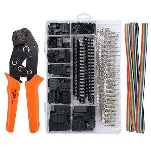 Dupont Crimping Tooltang Terminal Ferrule Crimper Draad Hand Tool Set Terminals Klem Kit Tool SN-28B + 1550PCS Connector Y200321