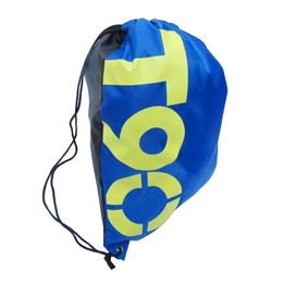 Durable pratique 41 cm x 33 cm Sacs de natation à cordon de plage de plage sport gym étanche.