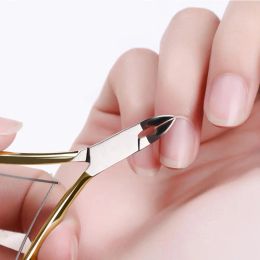 Duurzame nagelriemschaar Anti-rust Comfortabele greep Nagel Cutter Dead Skin Nail Clipper Nail Art Scissors