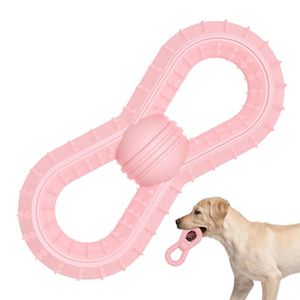 Juguete duradero para masticar perros, juguete indestructible con púas de goma TPR para limpieza de dientes de perros, juguetes para masticar agresivos para perros grandes