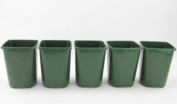 En gros 50 PCS Durable Vert Semis Pots En Plastique Poteaux pour Succulentes Usine maison jardin pots de culture