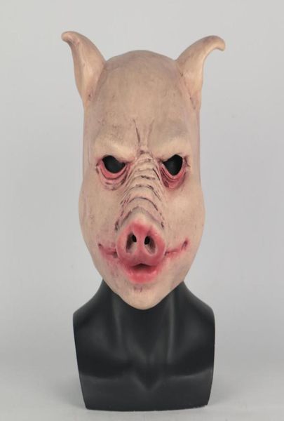 Masque de porc durable Masquerade Pig Masquerade Masques Latex Halloween Party accessoire PropS4961747