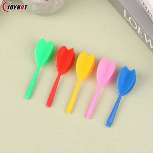 Duurzame plastic asvluchtset Roodgeelblauw groen roze darts vervangende accessoires voor 2BA (4,5 mm) schroefdraaddarts