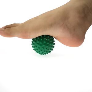 Duurzame PVC Spiky Massage Ball Trigger Point Sport Fitness Hand Voet pijnverlichting Plantaire fasciitis Reliever Hedgehog 7cm ballen DHL