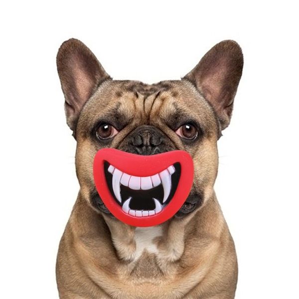 Durable Safe Funny Squeak Dog Toys Son de la lèvre du diable Jouant / Chiot à mâcher Rendez votre heureux 211111