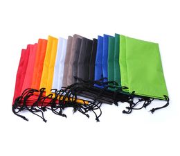 Gratis verzending Duurzaam Waterdicht Dusticht Plastic Zonnebril Pouch Zachte Brillentas Glazen Case Eyewear Accessoires 100pcs / lot