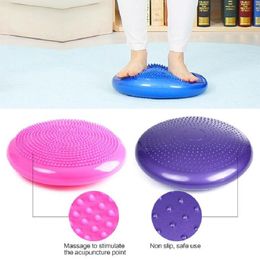 Cojín de masaje duradero para Yoga, colchoneta inflable para Yoga, tambaleo de estabilidad, disco de equilibrio, colchoneta para masaje, pelotas de Fitness para Yoga, envío gratis