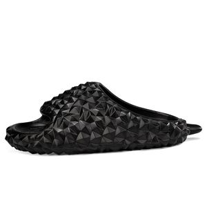 Durian sandalen voor dames in de zomer met 2023 nieuwe indoor anti-slip pantoffel met dikke zool voor koppels mannelijke herenmode ontwerper dia's schuifregelaars zwart