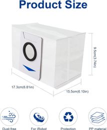 Sac à poussière pour ecovacs deebot x1omni x1 turbo t10 omni t10 turbo t20 voleur à vide