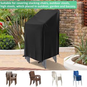 Housse anti-poussière Oxford tissu chaise housse anti-poussière bord élastique multifonctionnel housse de protection imperméable résistant aux UV pour jardin extérieur 230628
