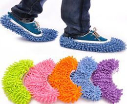 Stof Mop Slipper House Cleaner Luie Vloer Afstoffen Reinigen Voet Overschoen 5 Kleuren Drop 9558517