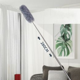 Dusters 280 cm réglable télescopique Duster brosse flexion poussière nettoyant plume brosses enlèvement ménage dépoussiérage outils de nettoyage 230830