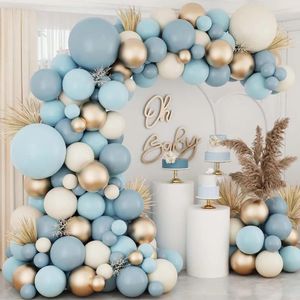 Dusty Balloons Balloon Arch Garland Kit Zandwit Metallic Goud Leisteen Mist voor Bruidsdouche 231225