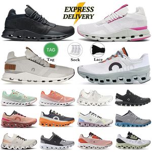 Clouds originaux chaussures de course Nova Pink and White All Black Monster Purple Surfer x 3 Runner Roger Mens Womens Sneakers 5 Tennis Shoe Trainers Flyer Swift Pearl Show