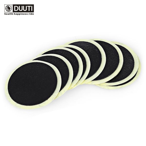 DUUTI – Patch de Tube adhésif sans colle pour pneu intérieur de vélo, outil de réparation de vélo, le diamètre du patch est de 25mm, 10 pièces