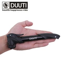 Duuti Bicycle Pump Mini Portable High-String aluminium Aluminium Aluminium Cycling Air Pump Bike Tyre Inflator Super Light Bike Accessoires