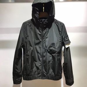 DUYOU Hommes Vestes Coupe-Vent Zip À Capuche Crème Solaire Survêtement Hip Hop Designer Manteaux Brassard Mode Printemps et Automne Parkas Imperméables Taille M-2XL 800015